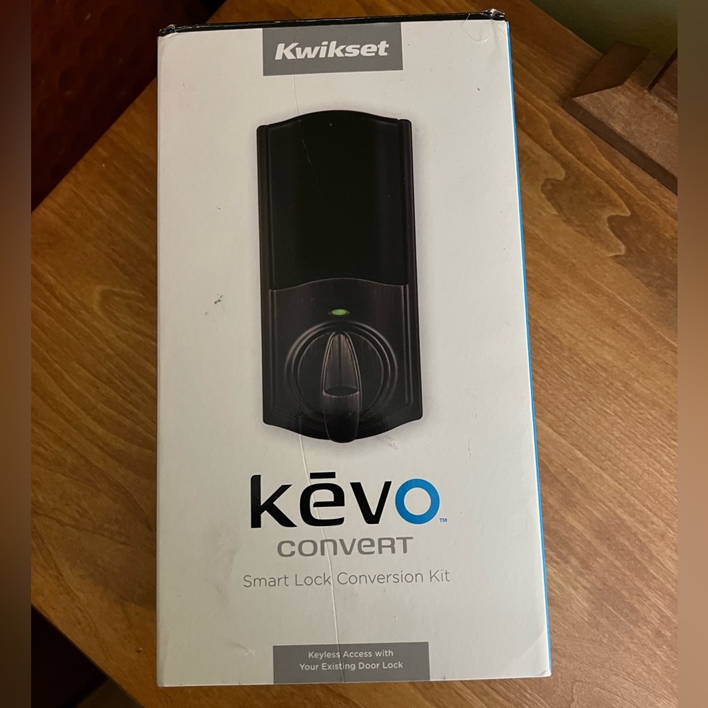 Kwikset 99250103 Kevo Convert Smart Lock Venetian Bronze Conversion Kit
